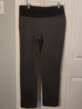 GAP Gray Pullon Double Knit Girlfriend Maternity Pants